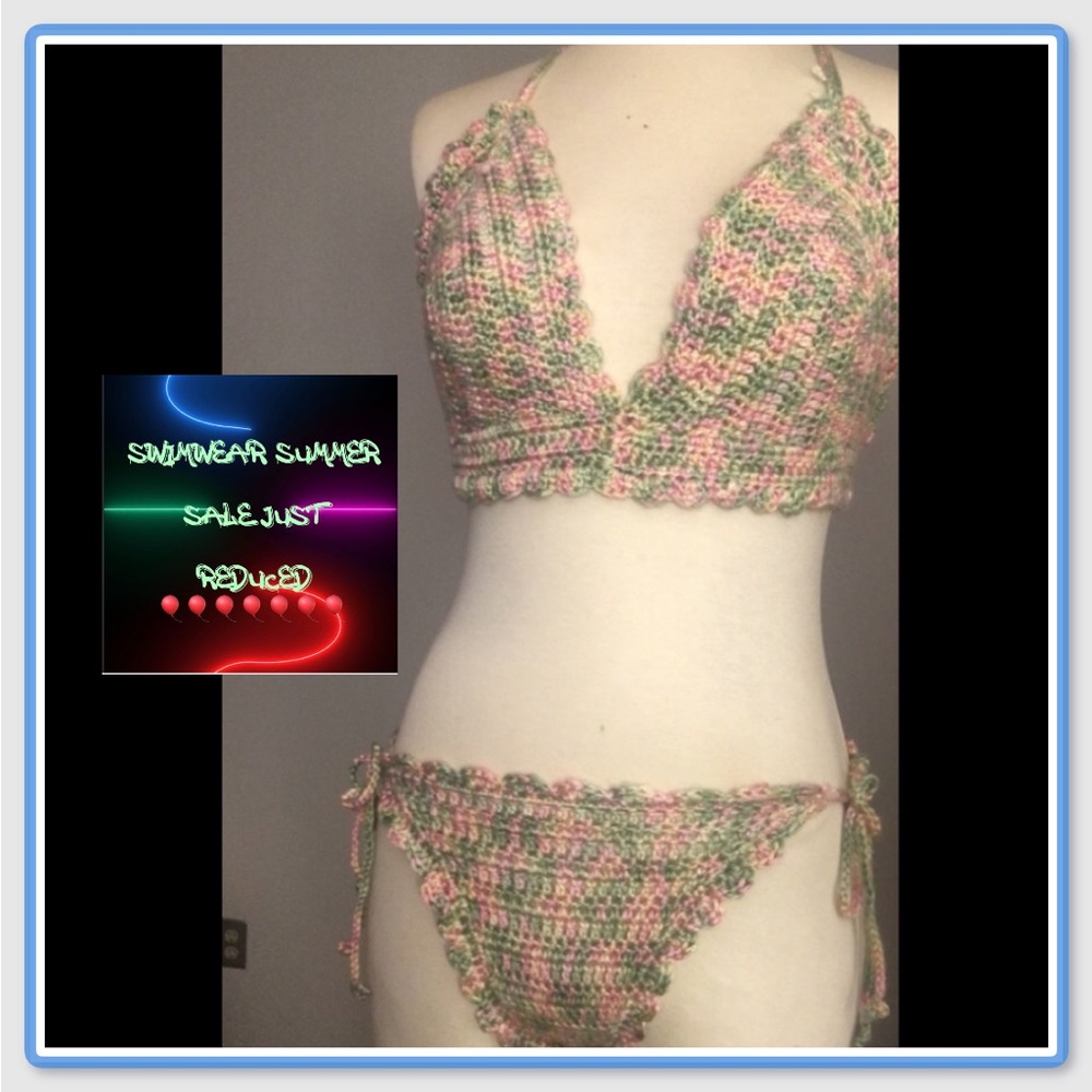 Crochet Bikini 👙 C n D Cups👍🏼.    Bin3